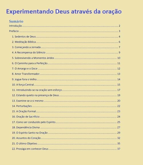 Experimentando Deus através da oração - Image 2